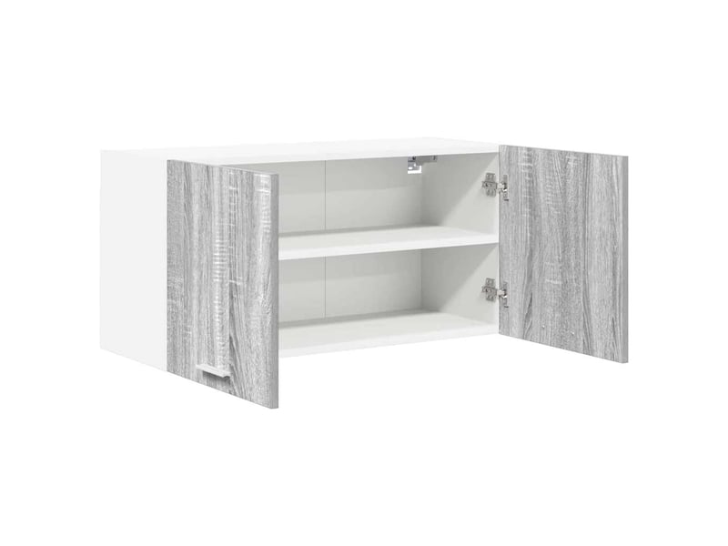  Meuble de rangement, armoire suspendue gris sonoma 80x31x40cm bois d'ingénierie  - Conforama E