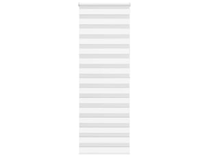 Store zèbre, store de fenêtre blanc 90x200 cm largeur du tissu 85,9 cm polyester cf48432