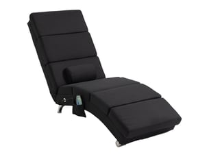 Fauteuil relax manuel  <strong></strong> Polyester noir