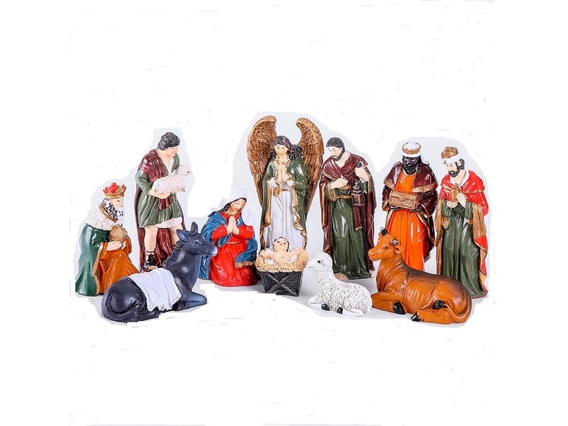  Générique 11 figurines de crèche de noël  nativité  - Conforama A
