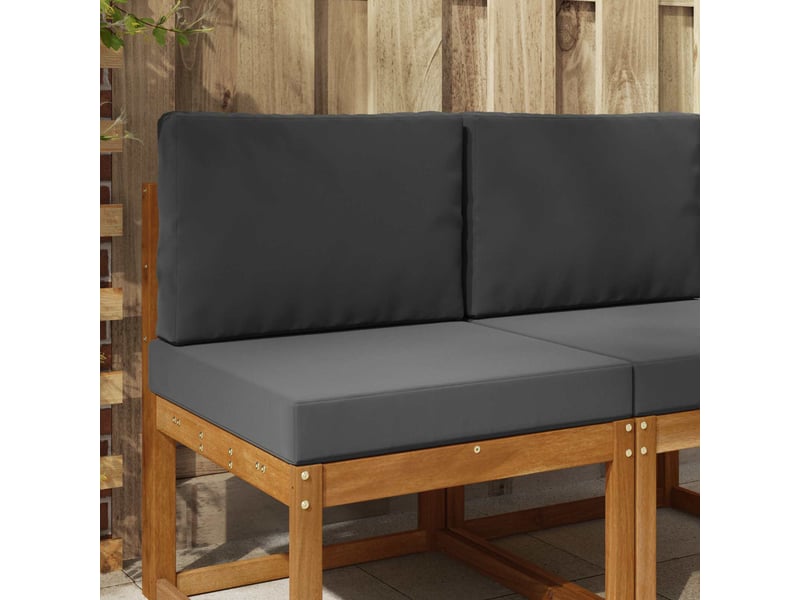  Coussin de canapé d'extérieur, coussin de chaise polyester anthracite 60 x 60 cm cf54009  - Conforama B
