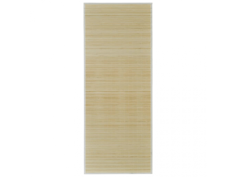  Tapis rectangulaire en bambou naturel 80 x 300 cm - comfortxl 241333 - Conforama A