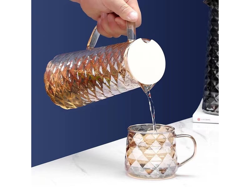  Carafe 10x25cm 1200ml brun  - Conforama B