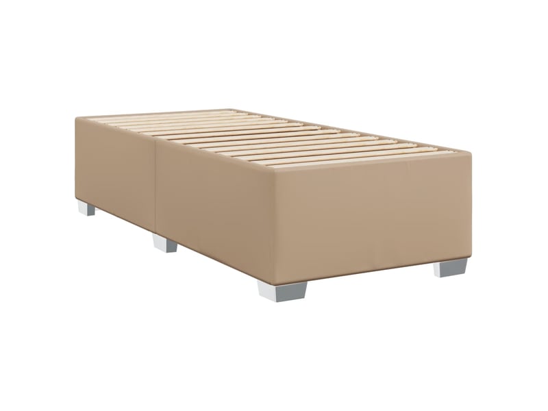  Lit simple- lit adulte -  cadre de lit sans matelas cappuccino 90x200 cm similicuir  - Conforama B