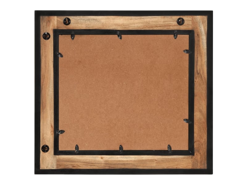  Miroir de salle de bain, miroir de toilette 60x1x55 cm bois massif d'acacia cf62487  - Conforama C