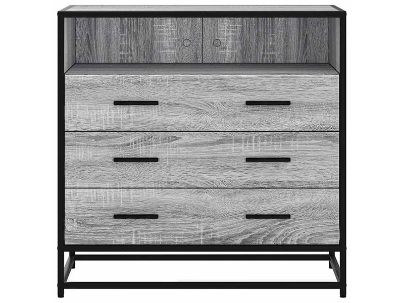 Commode, armoire à tiroirs bureau sonoma gris 70x41x70 cm bois d'ingénierie  - Conforama D