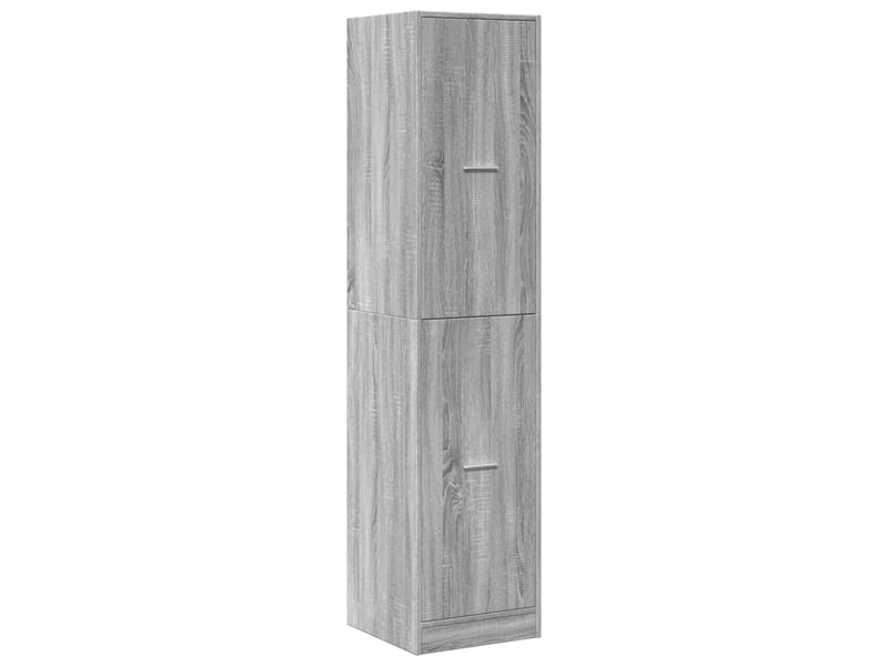  Armoire apothicaire sonoma gris 40x41x174,5cm bois d'ingénierie  - Conforama D