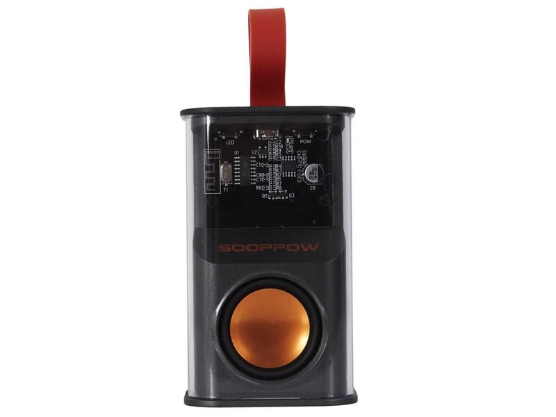  Enceinte sans fil lumineuse avec led 7 couleurs 5 watt  - Conforama C