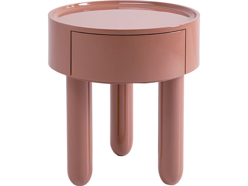  table d'appoint lolly 45cm moka kare design  - Conforama A