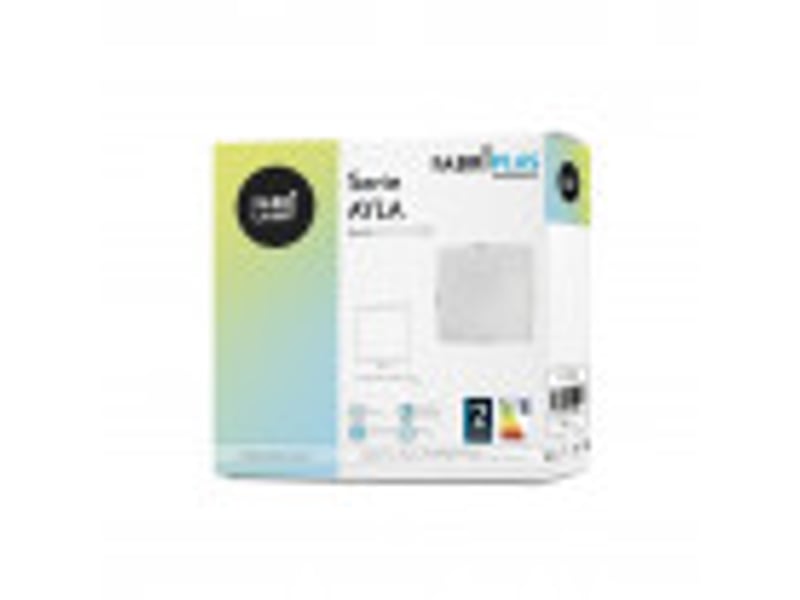  Plafonnier fabrilamp ayla 3 x e27 blanc 40 x 7 cm 158384001 - Conforama D