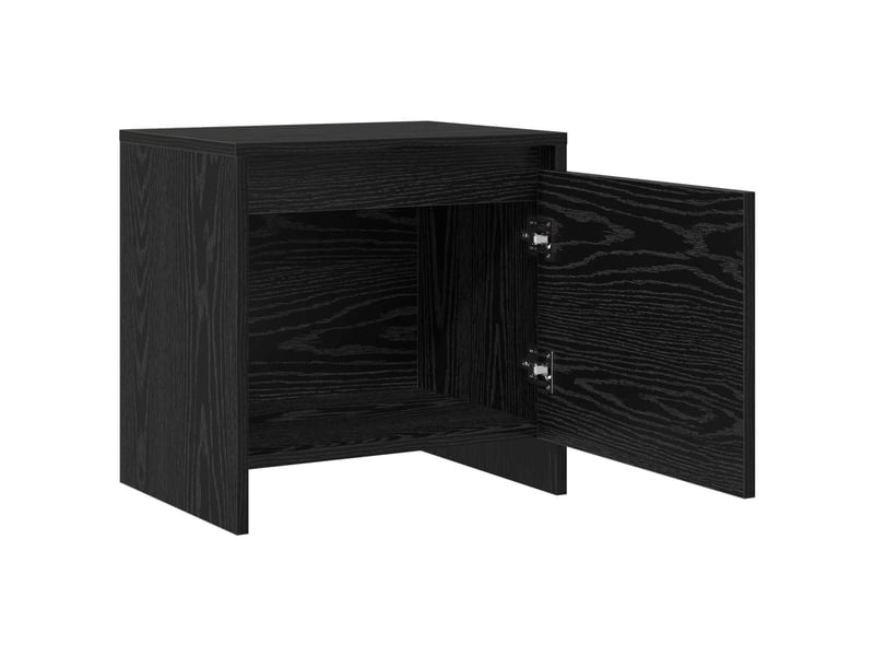  Table de chevet - cabinet de chevet - table de nuit chêne noir 45 x 34 x 44,5 cm  - Conforama E