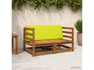 Coussin de dossier, coussin de dos soest 100 % polyester vert vif cf55252