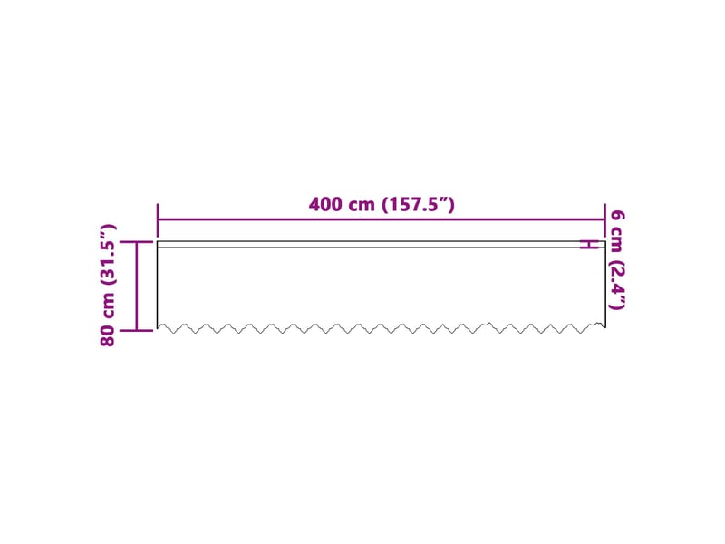  Rideau en dentelle, rideau ajouré, voilage blanc 80 x 400 cm polyester cf43823  - Conforama E