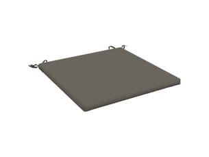 Coussin de siège, coussin d'assise 1 pièce soest 100 % polyester gris cf55615
