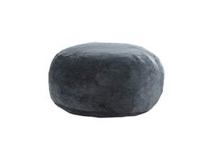 Pouf poire modenvie pliable gris foncé 90 x 90 x 50 cm
