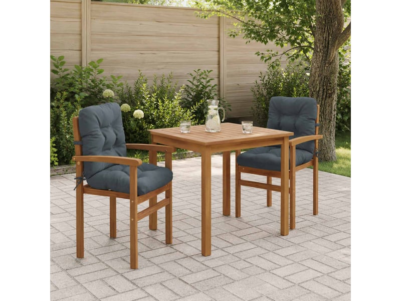  Lot de 2 coussins de chaise à dossier haut vianen cf59303  - Conforama B