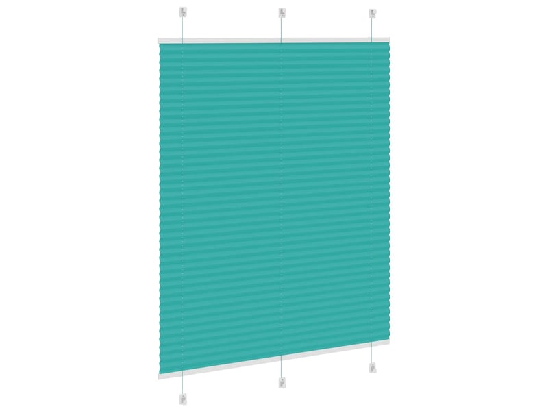  Store plissé, store de fenêtre vert pétrole 105x100cm largeur du tissu 104,4cm cf47072  - Conforama D