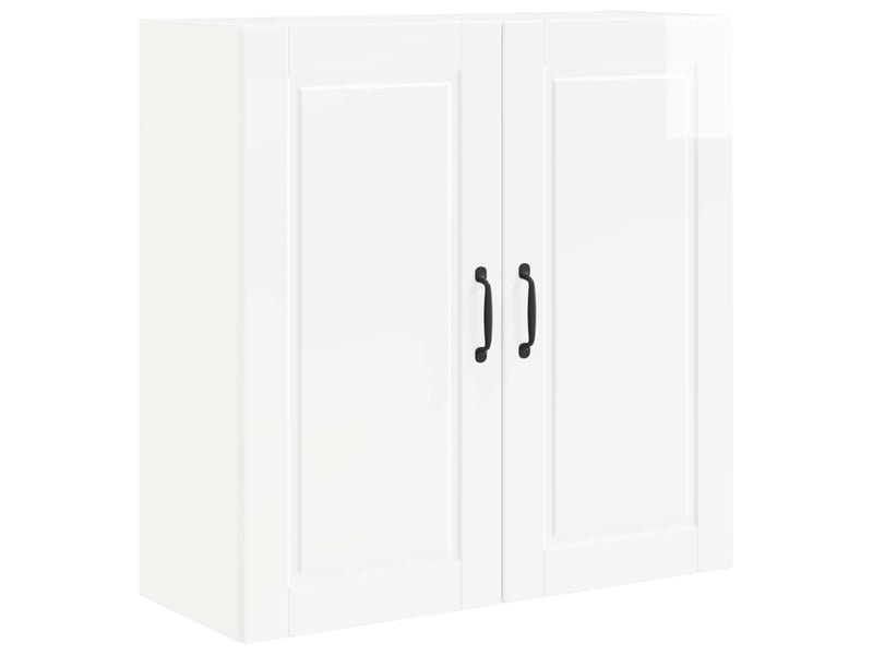 Meuble mural de cuisine, armoire de cuisine blanc brillant 80x31x80cm shl8610  - Conforama A