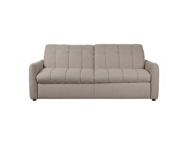 Canapé roma 2 places convertible avec relax électrique en tissu - taupe ROMA - Conforama A