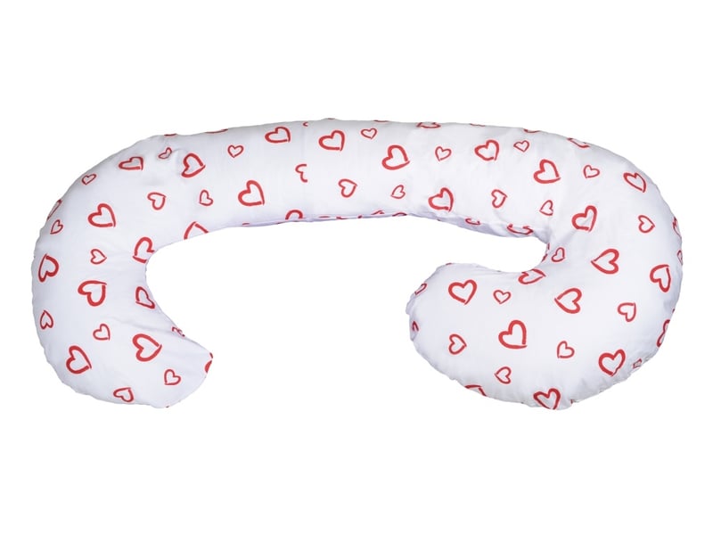  Coussin usages multiples coeurs rouges 4200223 - Conforama A