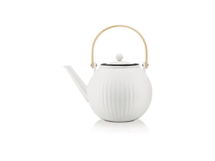 Théière bodum douro 1,5 l en porcelaine blanche avec filtre inox