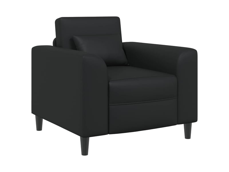Vidaxl fauteuil noir simili cuir - Conforama A