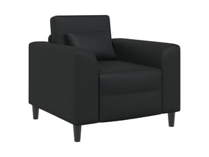 Fauteuil relax manuel VIDAXL  Simili noir