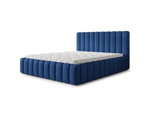 Lit coffre 160x200 cm <strong>MASSENO</strong> <strong></strong> coloris bleu