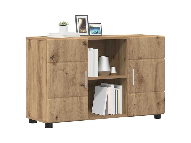  Buffet - bahut - meuble de rangement florin 88,5 x 30,5 x 55,5 cm chêne artisanal  - Conforama C