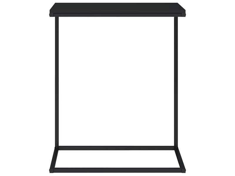  Table d'appoint | table basse noir 55x35x66 cm bois d'ingénierie shl4336  - Conforama D