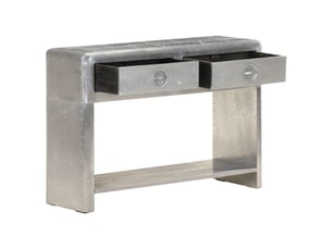 Buffet - bahut - meuble de rangement de style aviation 110x35x75 cm métal