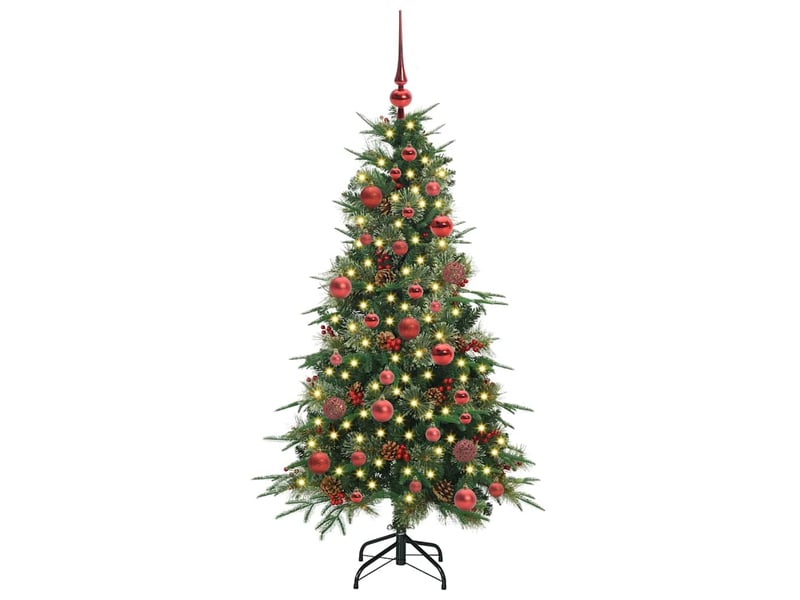  Sapin de noël artificiel, arbre de noël à branches articulées vert 150 cm shl2812  - Conforama C