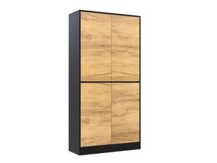 Armoire 4 porte(s) battante  0 tiroir(s) MODFU  coloris bicolore largeur 80 cm