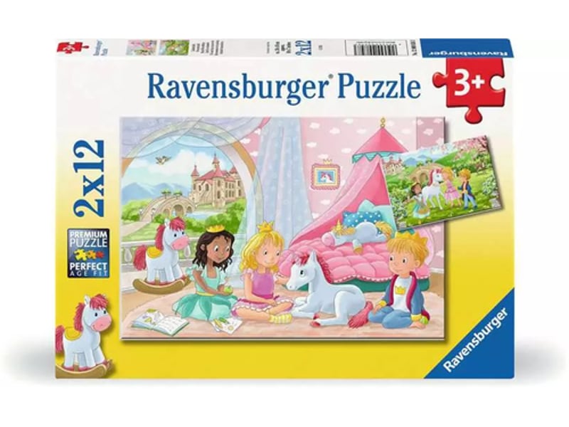  Puzzle 2x12 pieces amitie enchantee 12.000.858 - Conforama A