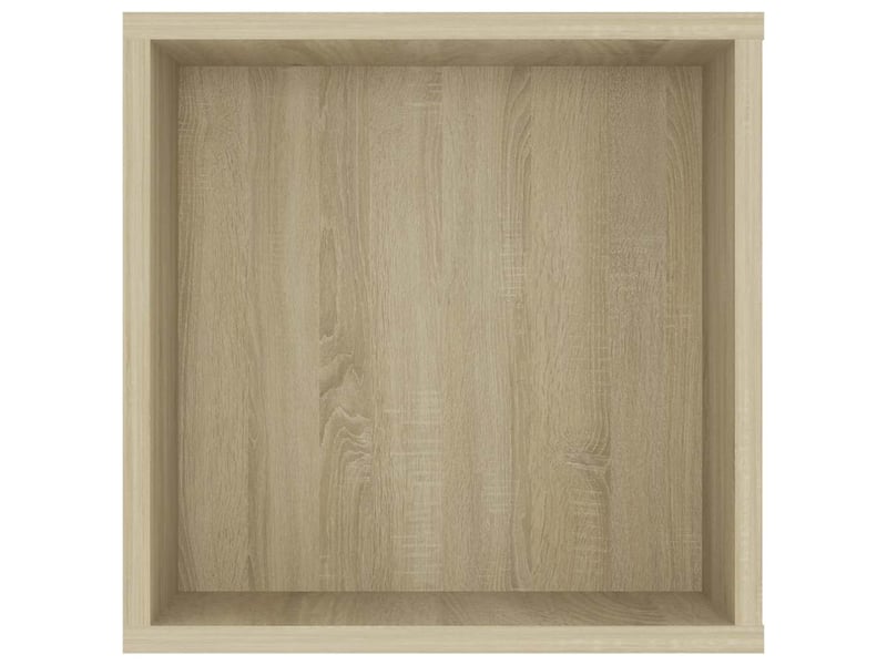 Meuble tv - banc tv - meuble de rangement mural chêne sonoma 102x35x35 cm bois d’ingénierie  - Conforama E