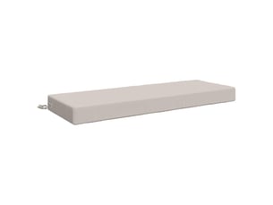 Coussin d'assise, coussin pour chaisecanapé soest 100 % polyester blanc 120 x 40 x 10 cm cf51386