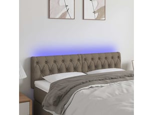 Tete de lit A poser largeur 144 cm   taupe