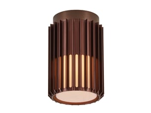 Plafonnier luminaire aludra  aluminium seaside marron metallise h. 18,8 ip54 nordlux-extérieur