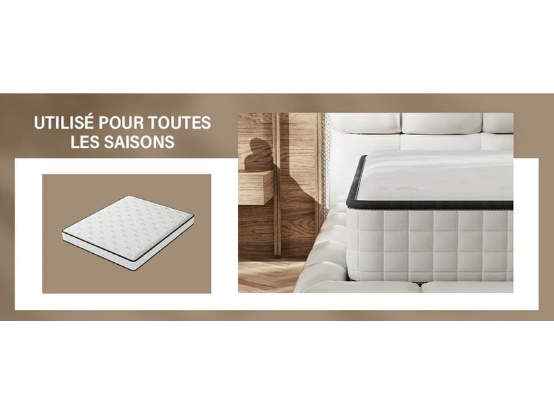  Matelas en mousse à mémoire de forme 140x200 cm, 16 cm  - Conforama B