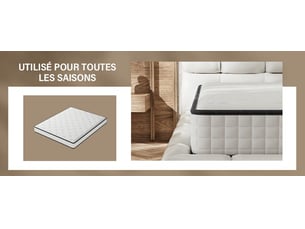 Matelas 140x200 cm <strong></strong>  <strong></strong> Mousse soutien Medium épaisseur 16 cm