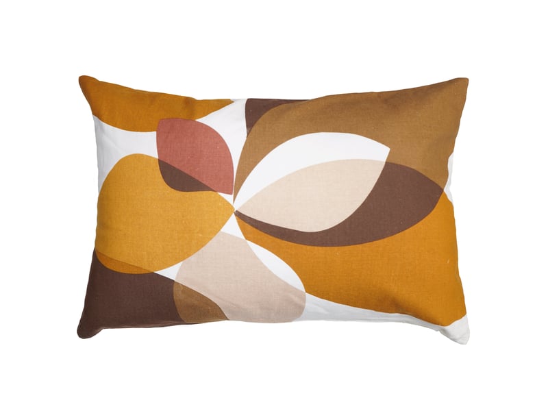  Coussin décoratif rectangulaire en polycoton imprimé géométrique 40x60 cm  - Conforama A