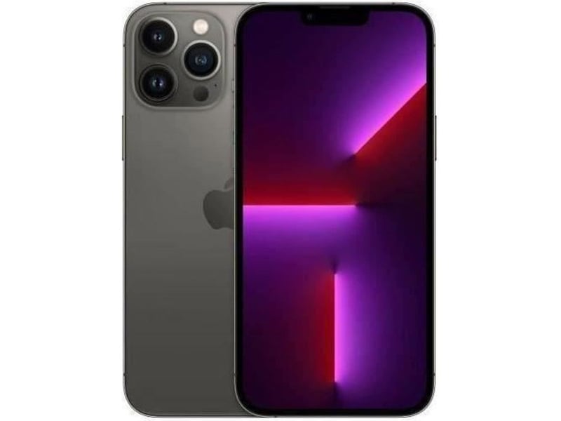  Smartphone iphone 13 pro max 256 go graphite triple caméra  - Conforama A