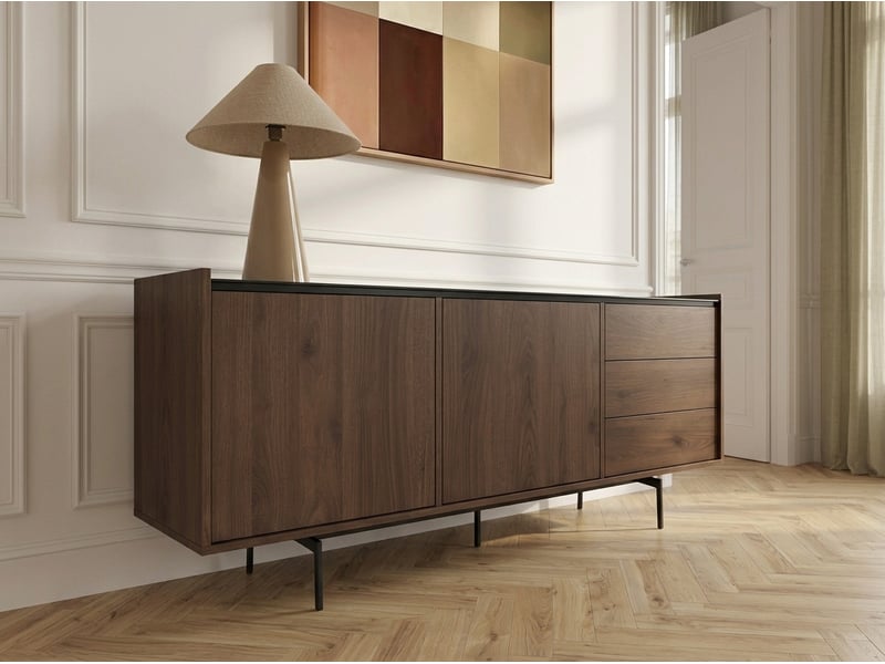 Bobochic buffet 2 portes 3 tiroirs 170 cm freda FREDA - Conforama C