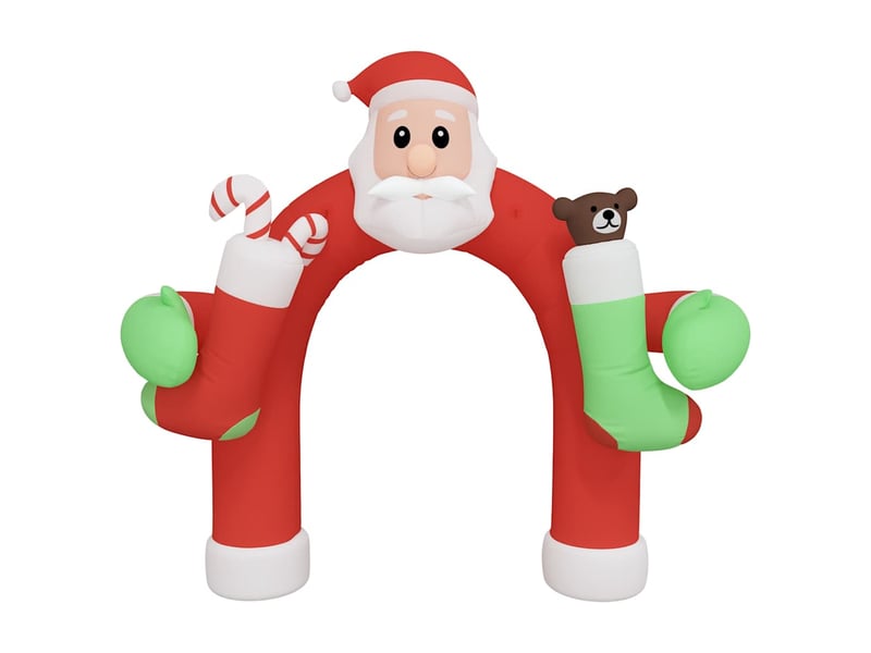  Porte voûtée gonflable de noël avec led 320 cm  - Conforama D