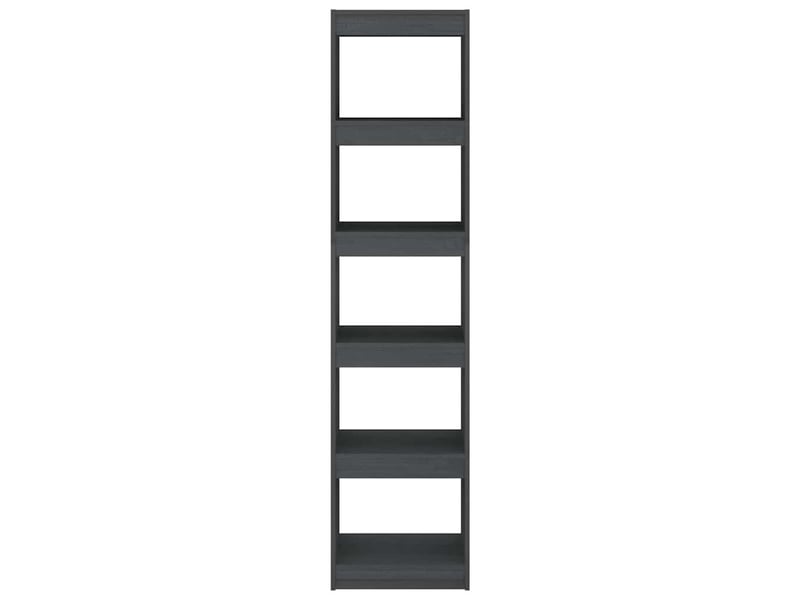  Bibliothèque, étagère de rangement gris 40x30x167,5 cm pin massif  - Conforama E