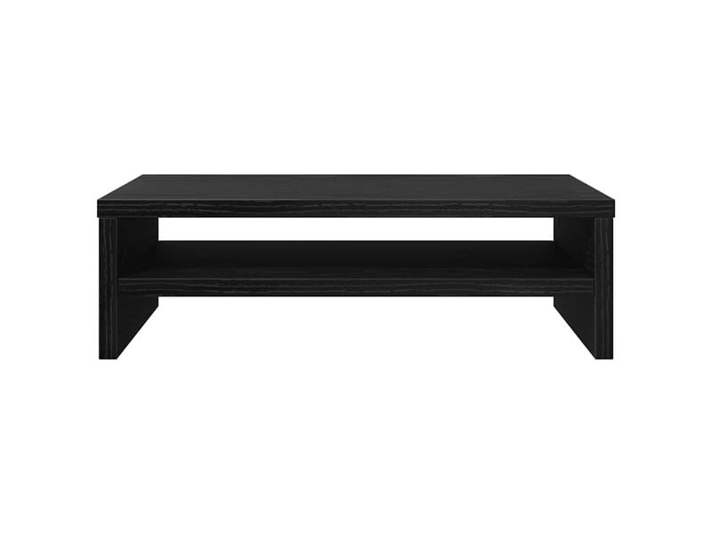  Meuble tv - support pour écran en chêne noir 42 x 24 x 13 cm bois composite  - Conforama E