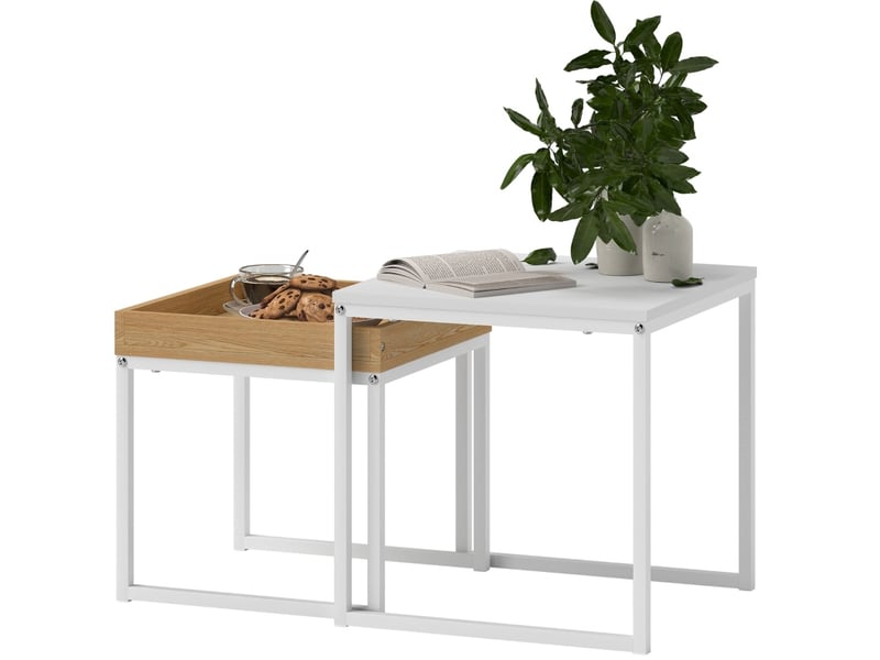  Tables basses gigognes – modularité pratique et gain de place pour un salon moderne  - Conforama A