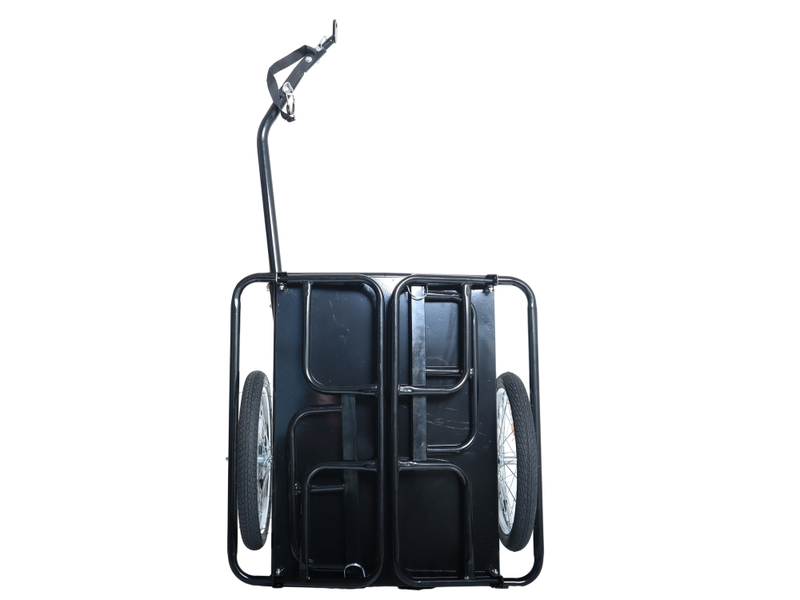  Remorque cargo pour vélo, charge 50 kg, roues 16 pouces, attelage universel  - Conforama E