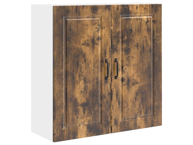  Armoire de cuisine chêne fumé 80x31x80cm bois d'ingénierie shl2973  - Conforama A
