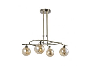 Fabrilamp varanasi, lampe, moderne, 4 x g9, cuir, 46-68 x 50 x 32 cm